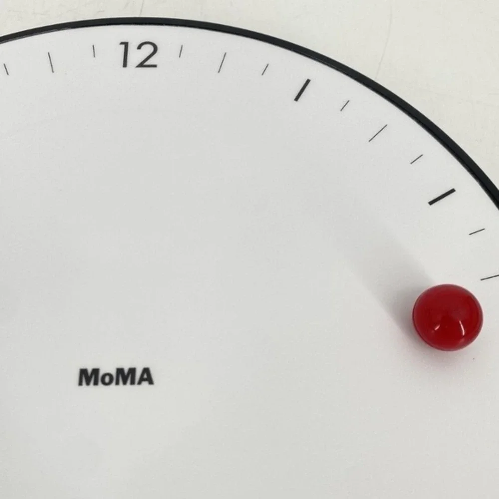 MOMA Gideon Dagan Modern Design Timesphere Wall Clock Made in USA 9.5in MCM